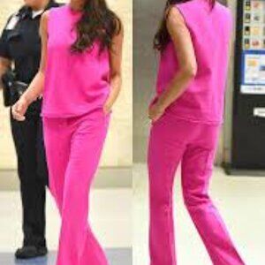 Victoria Beckham for Target Fuchsia Pink Sleeveless Blouse size 3X - NWT's